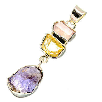 Tanzanite Pendants handcrafted by Ana Silver Co - PD11139