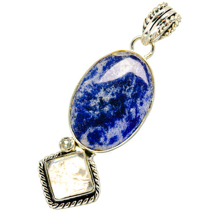 Sodalite Pendants handcrafted by Ana Silver Co - PD11141