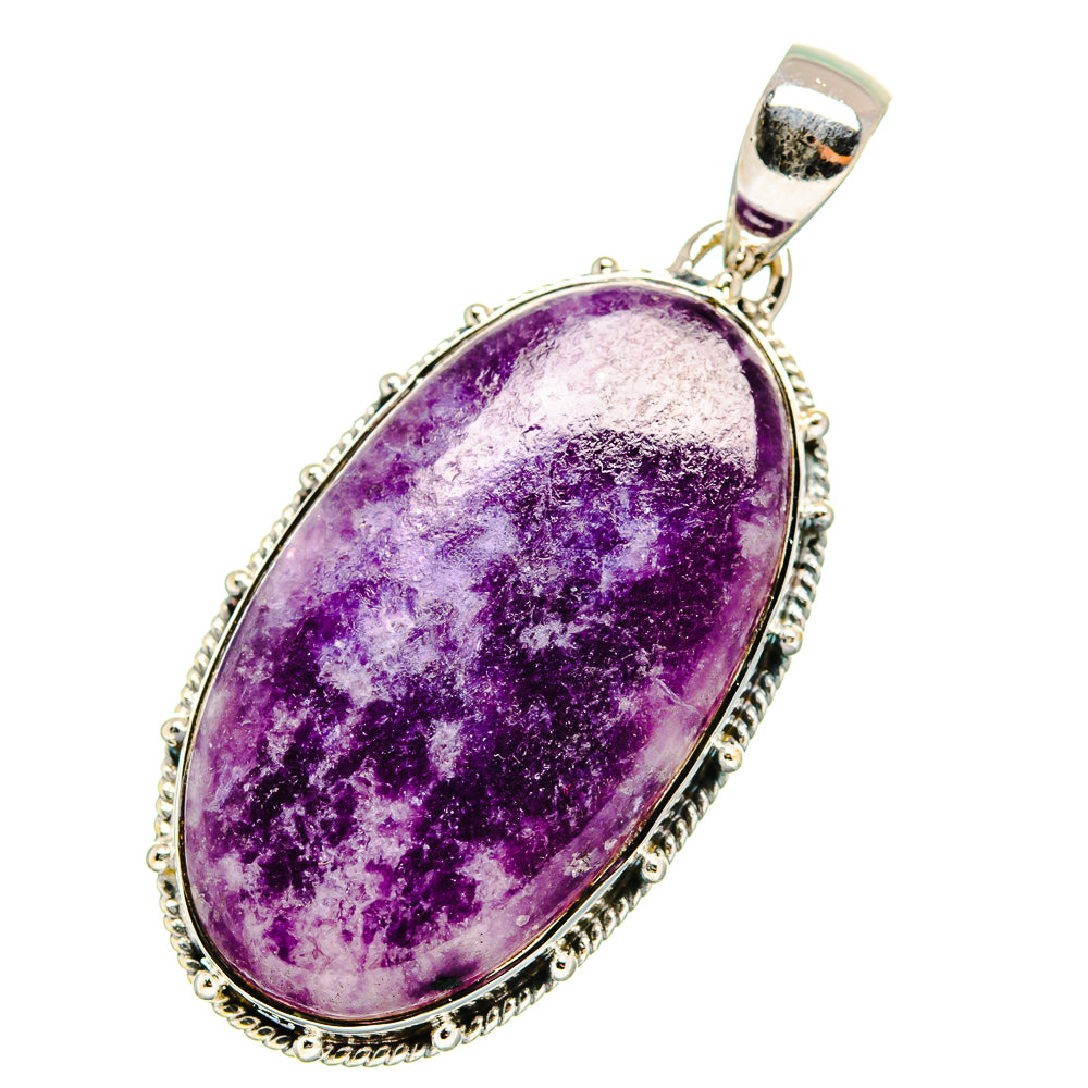 Lepidolite Pendants handcrafted by Ana Silver Co - PD11144