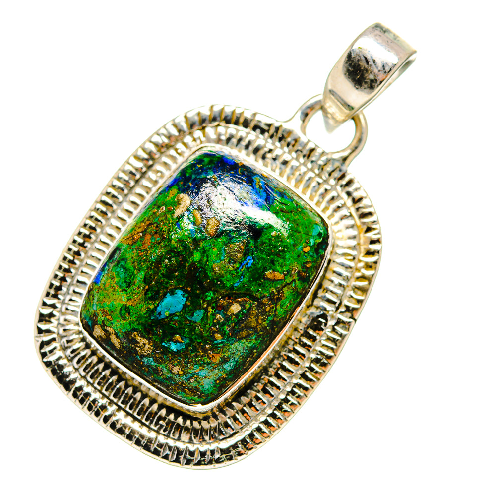Chrysocolla Pendants handcrafted by Ana Silver Co - PD11162