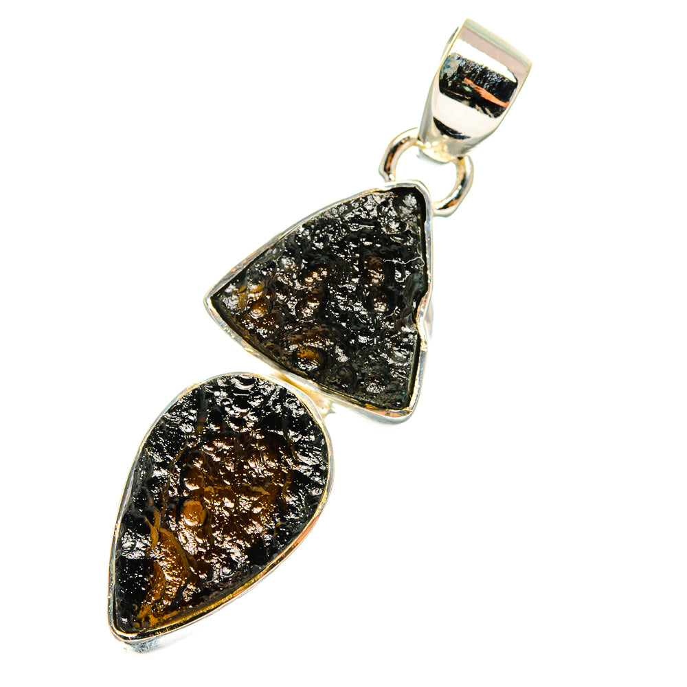 Tektite Pendants handcrafted by Ana Silver Co - PD11163