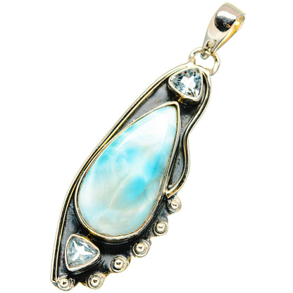 Larimar Pendants handcrafted by Ana Silver Co - PD11193