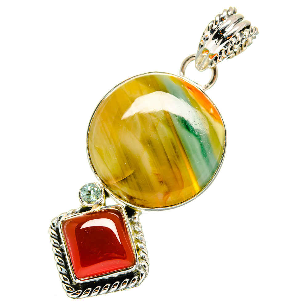Willow Creek Jasper Pendants handcrafted by Ana Silver Co - PD11196