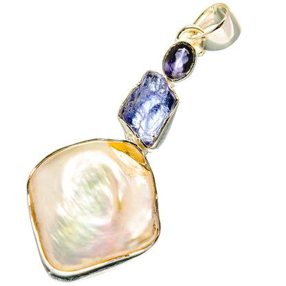 Mother Of Pearl Pendants handcrafted by Ana Silver Co - PD11198