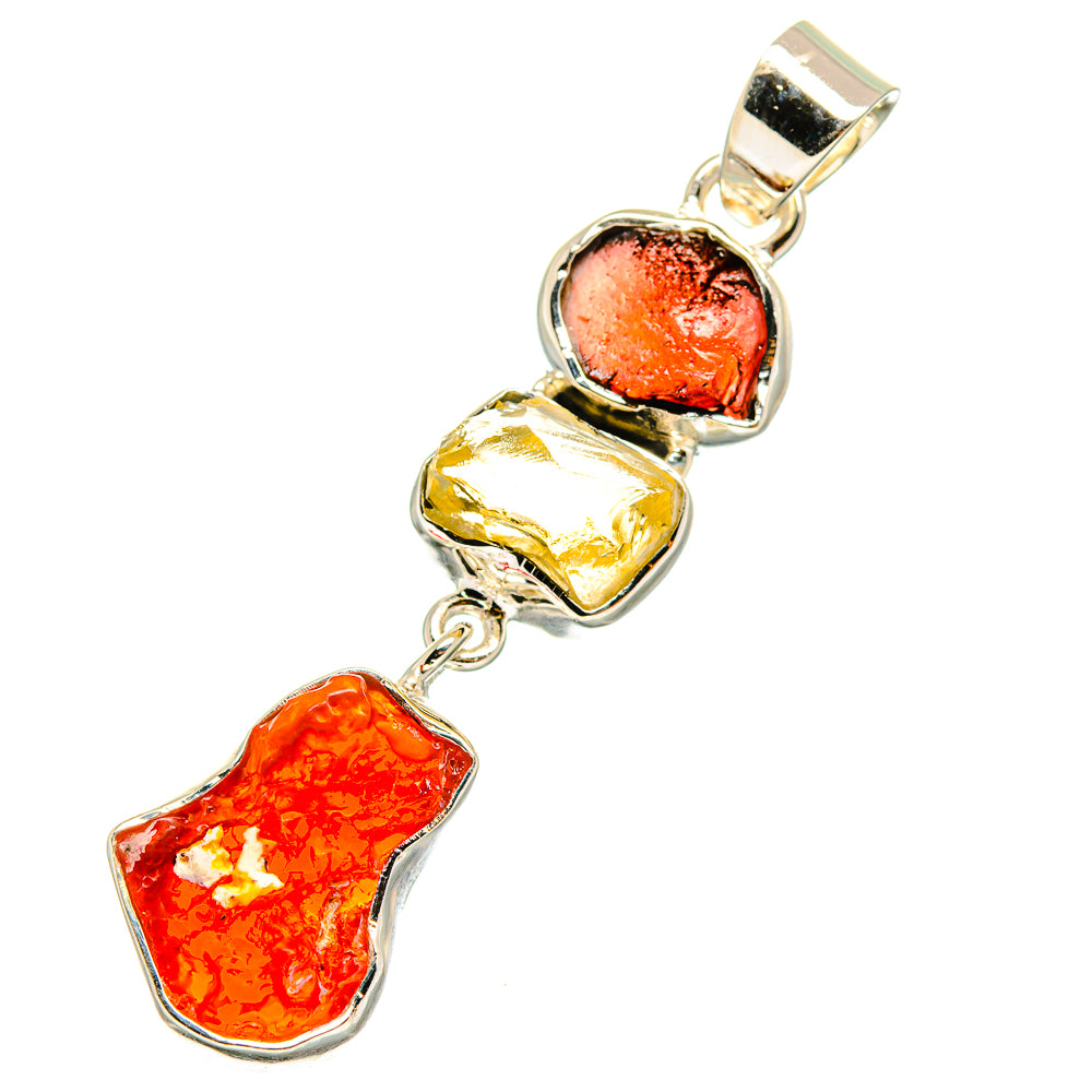 Carnelian Pendants handcrafted by Ana Silver Co - PD11231