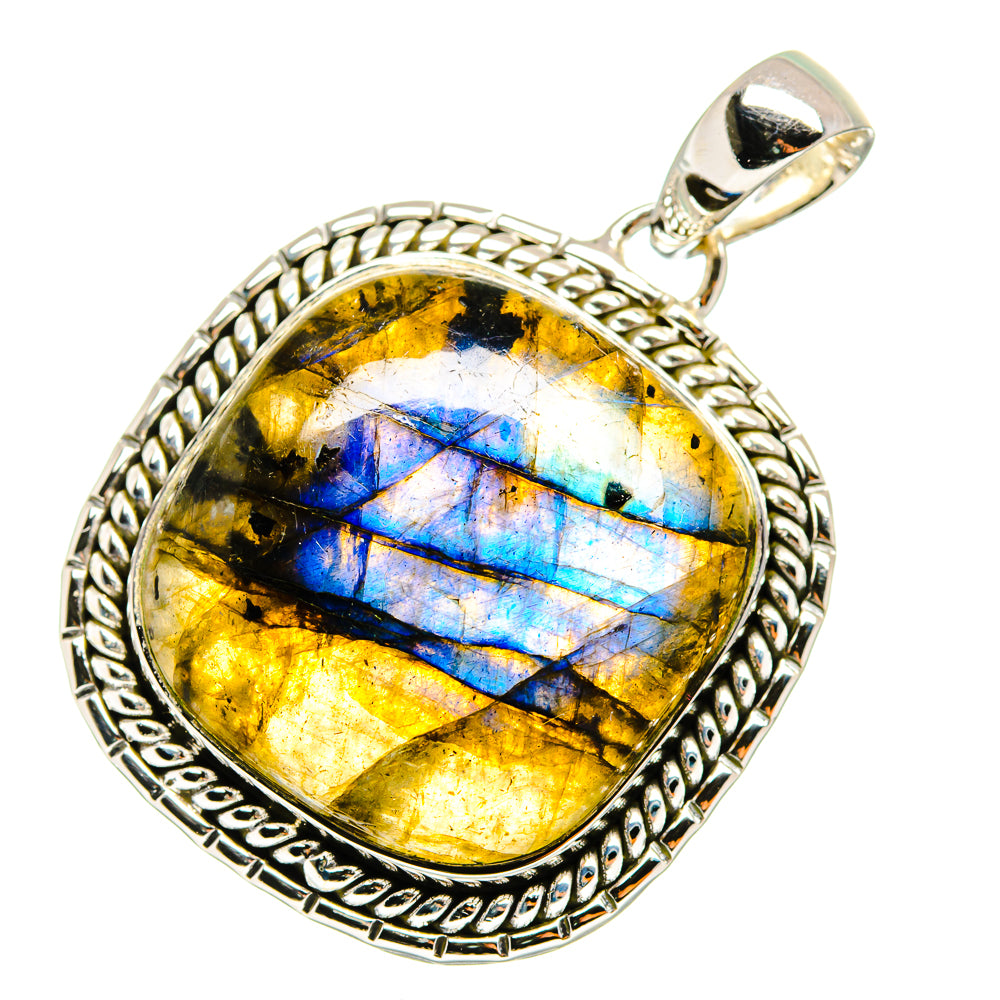 Labradorite Pendants handcrafted by Ana Silver Co - PD11244