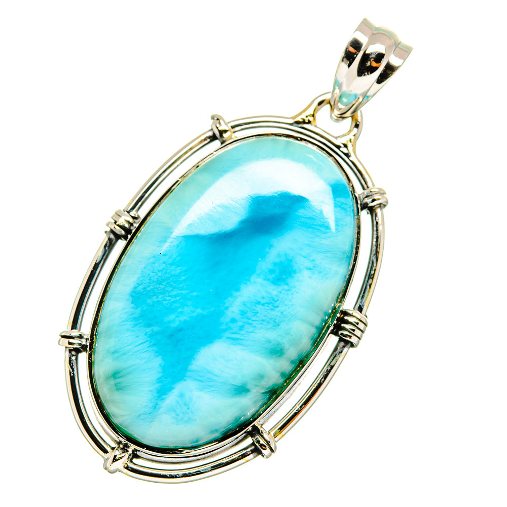Larimar Pendants handcrafted by Ana Silver Co - PD11245
