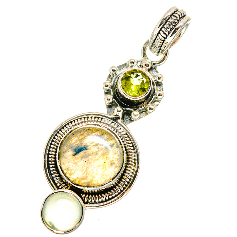 Labradorite Pendants handcrafted by Ana Silver Co - PD11250