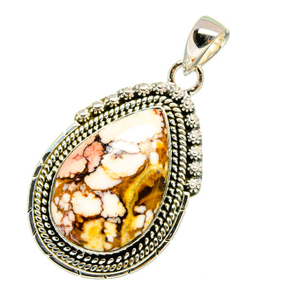 Peanut Wood Jasper Pendants handcrafted by Ana Silver Co - PD11265