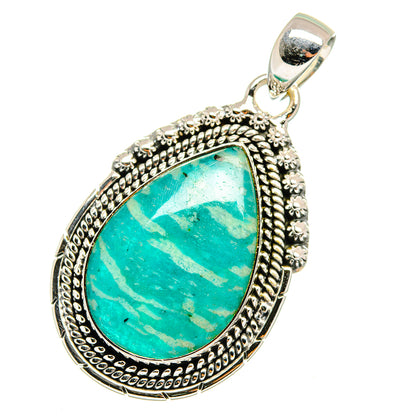 Amazonite Pendants handcrafted by Ana Silver Co - PD11269