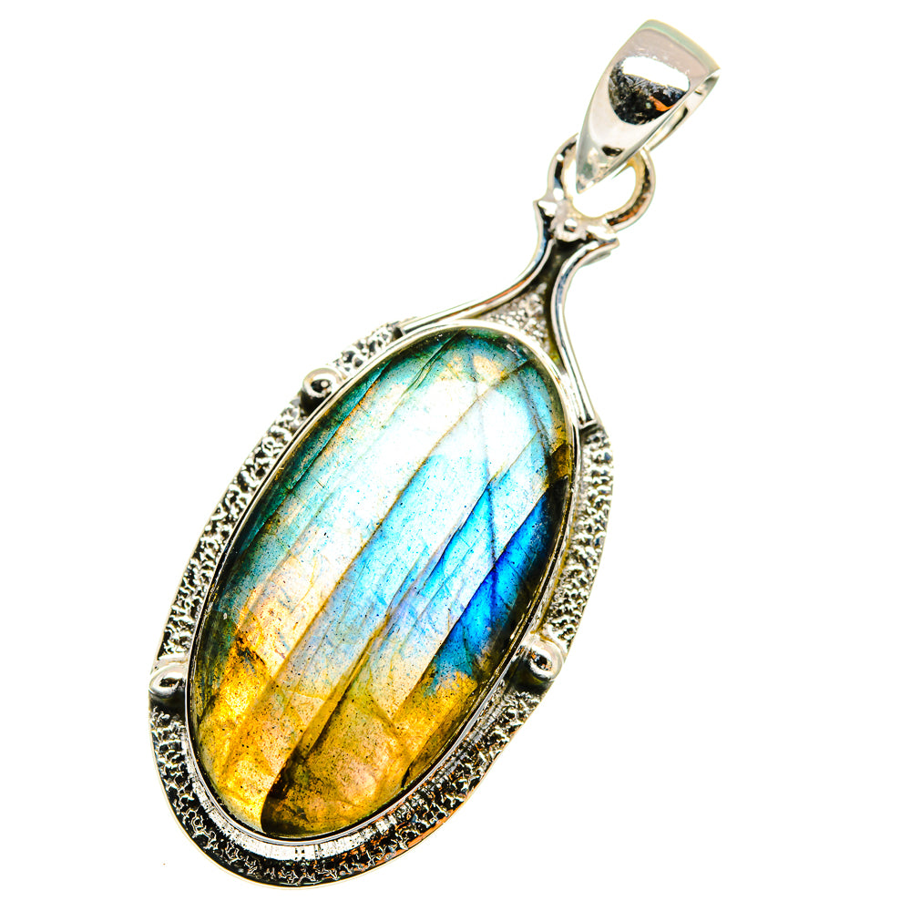 Labradorite Pendants handcrafted by Ana Silver Co - PD11276