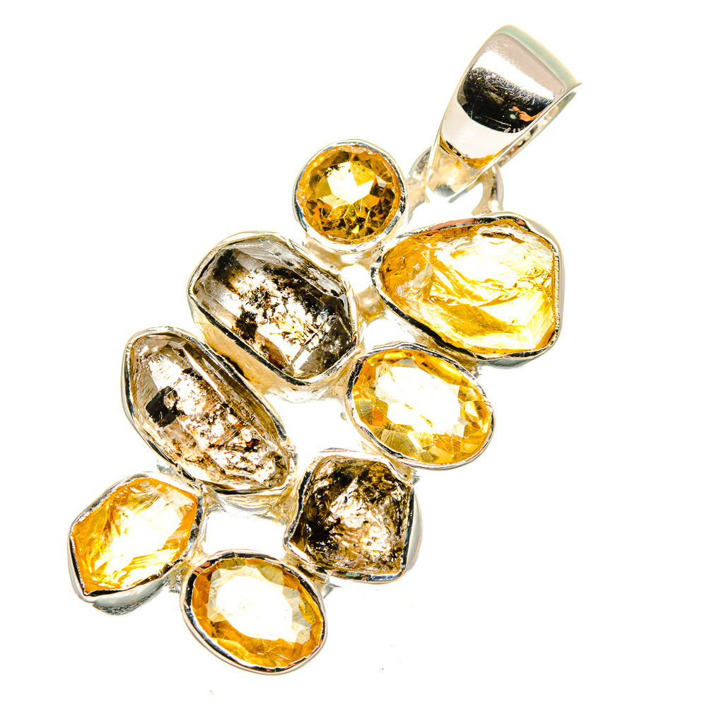 Herkimer Diamond Pendants handcrafted by Ana Silver Co - PD11284