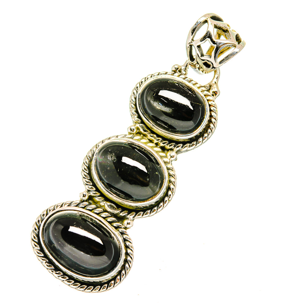 Black Onyx Pendants handcrafted by Ana Silver Co - PD11290
