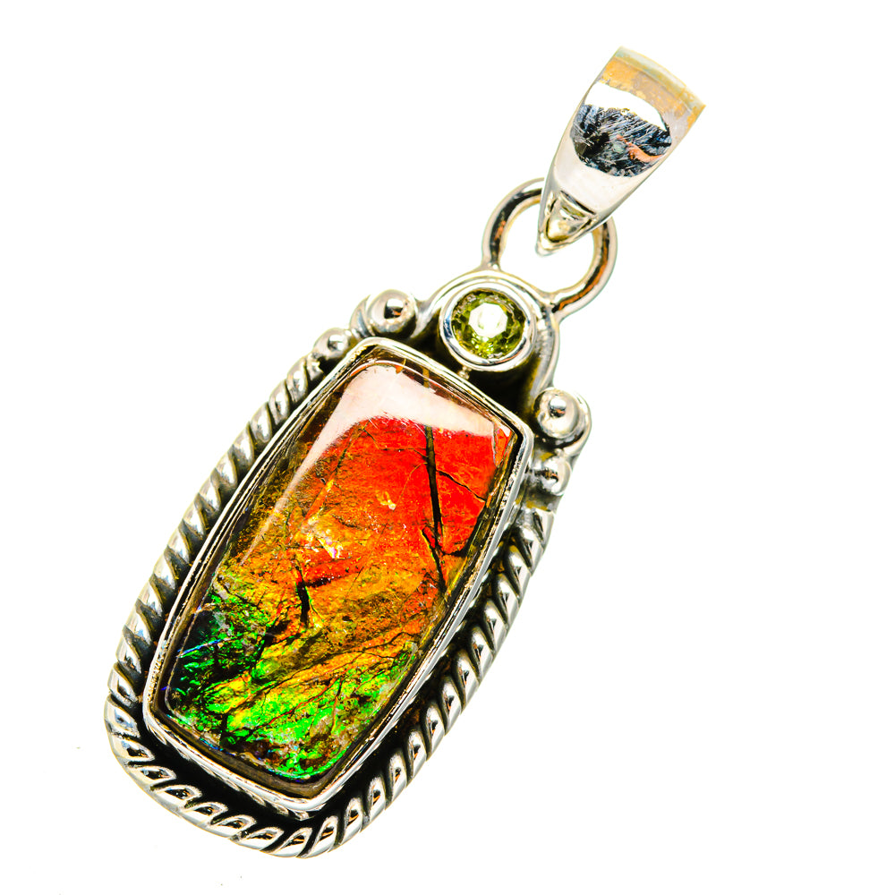 Ammolite Pendants handcrafted by Ana Silver Co - PD11302