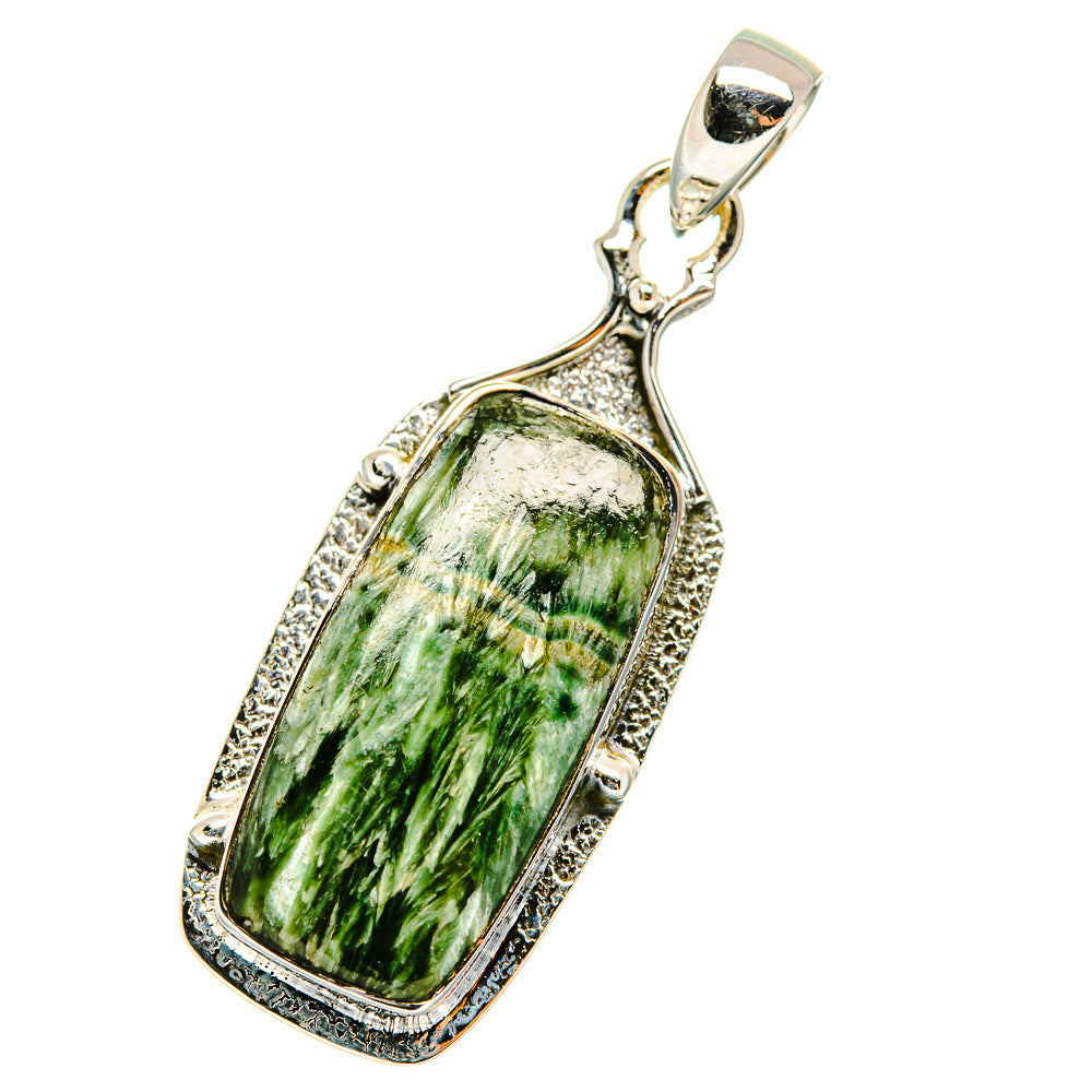 Seraphinite Pendants handcrafted by Ana Silver Co - PD11315