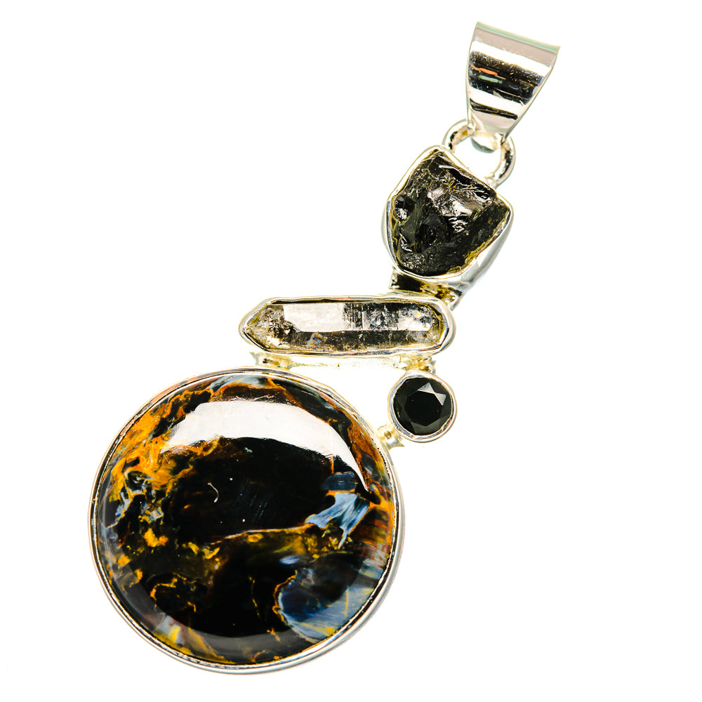 Pietersite Pendants handcrafted by Ana Silver Co - PD11321
