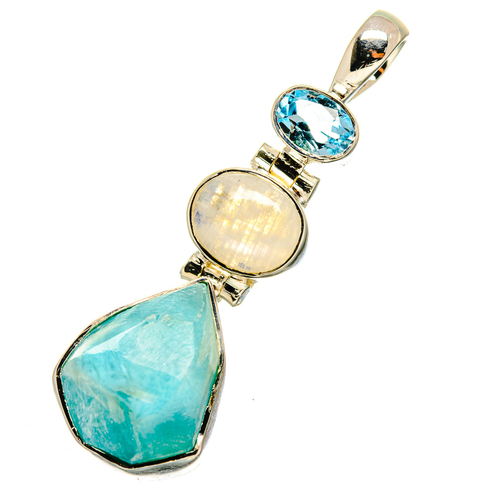 Larimar Pendants handcrafted by Ana Silver Co - PD11322