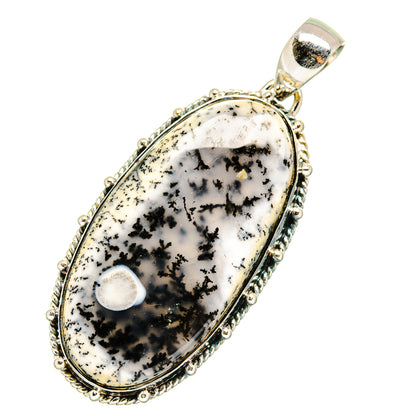 Dendritic Opal Pendants handcrafted by Ana Silver Co - PD11324