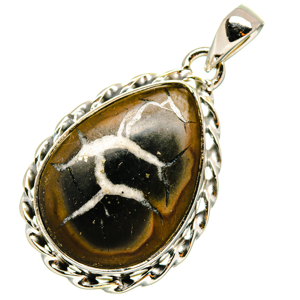 Septarian Geode Pendants handcrafted by Ana Silver Co - PD11338