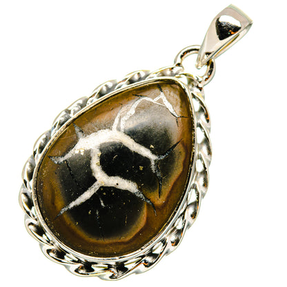 Septarian Geode Pendants handcrafted by Ana Silver Co - PD11338