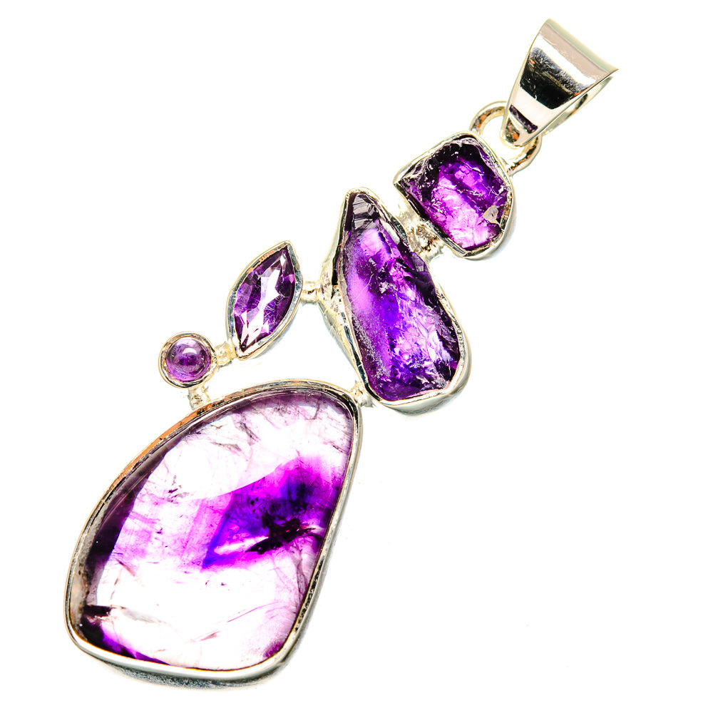 Amethyst Pendants handcrafted by Ana Silver Co - PD11340
