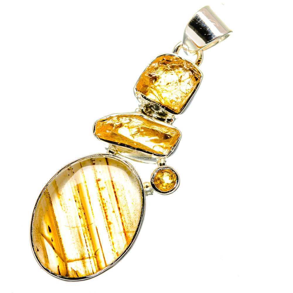 Montana Agate Pendants handcrafted by Ana Silver Co - PD11341