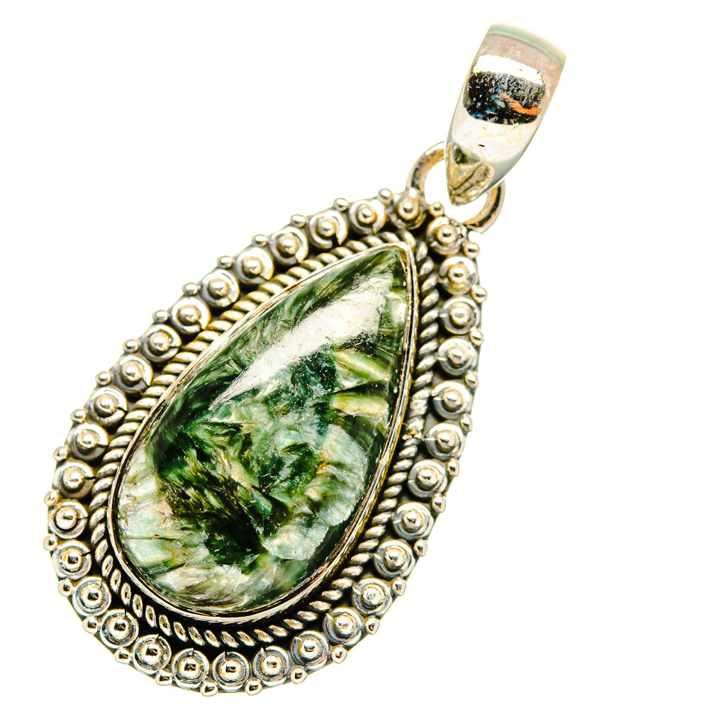 Seraphinite Pendants handcrafted by Ana Silver Co - PD11342