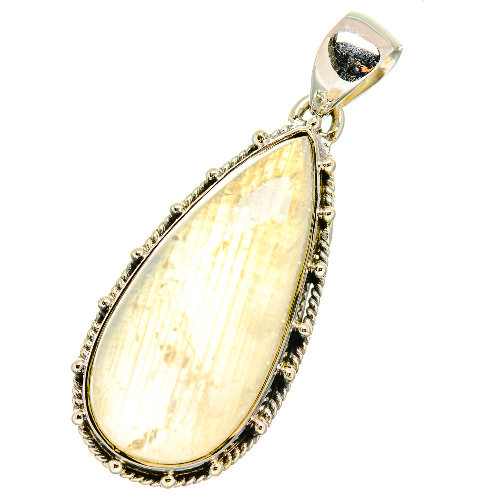 Rainbow Moonstone Pendants handcrafted by Ana Silver Co - PD11357