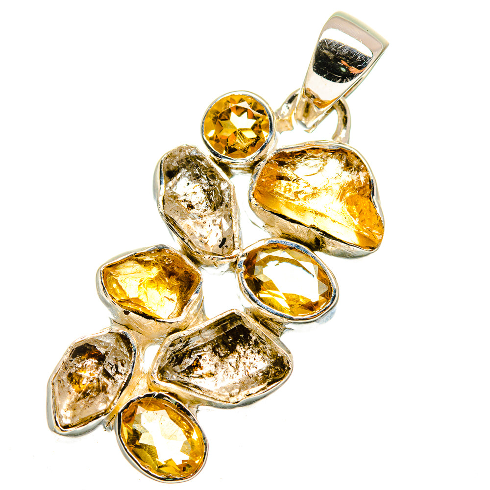 Citrine Pendants handcrafted by Ana Silver Co - PD11359