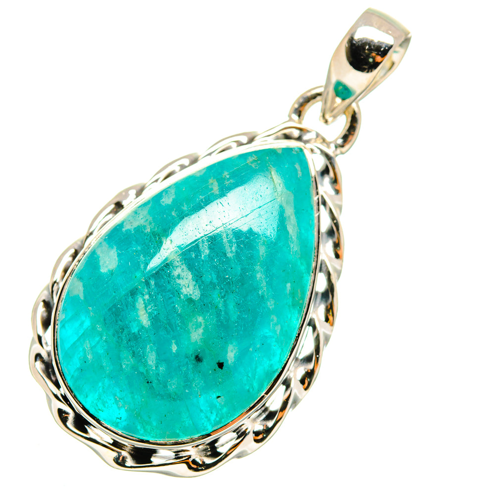 Amazonite Pendants handcrafted by Ana Silver Co - PD11365