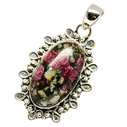 Russian Eudialyte Pendants handcrafted by Ana Silver Co - PD11373