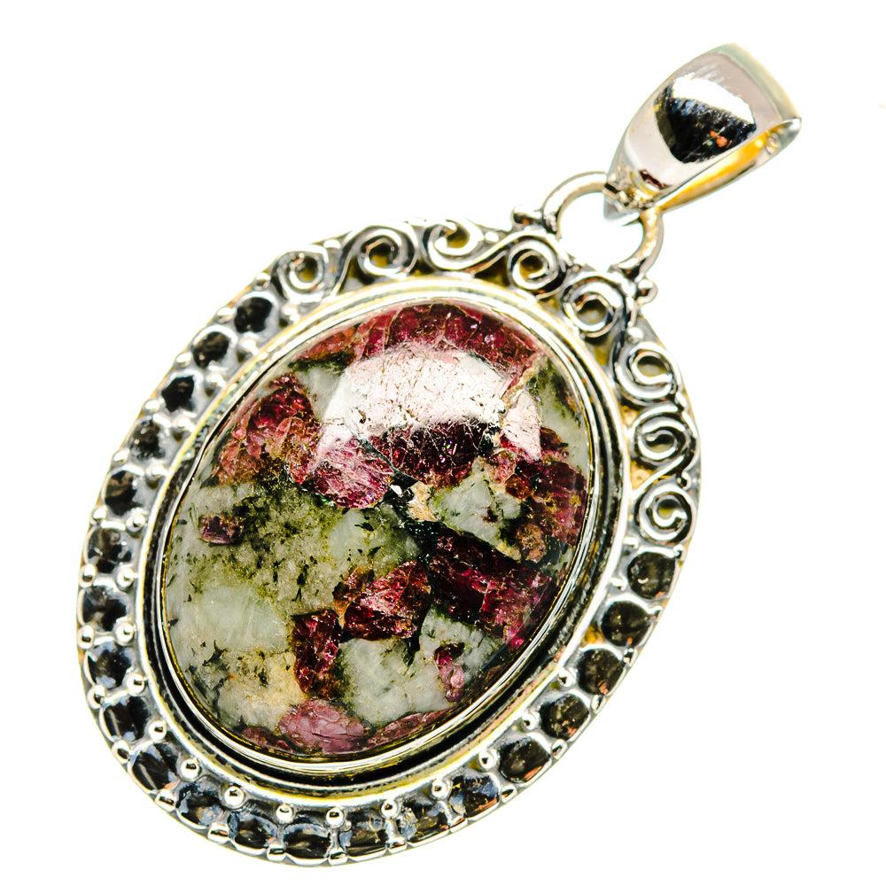 Russian Eudialyte Pendants handcrafted by Ana Silver Co - PD11388