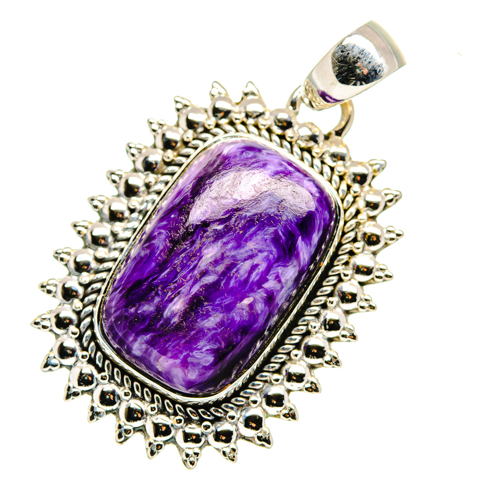 Charoite Pendants handcrafted by Ana Silver Co - PD11390