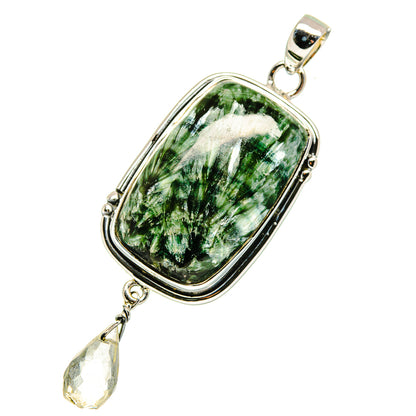 Seraphinite Pendants handcrafted by Ana Silver Co - PD11395