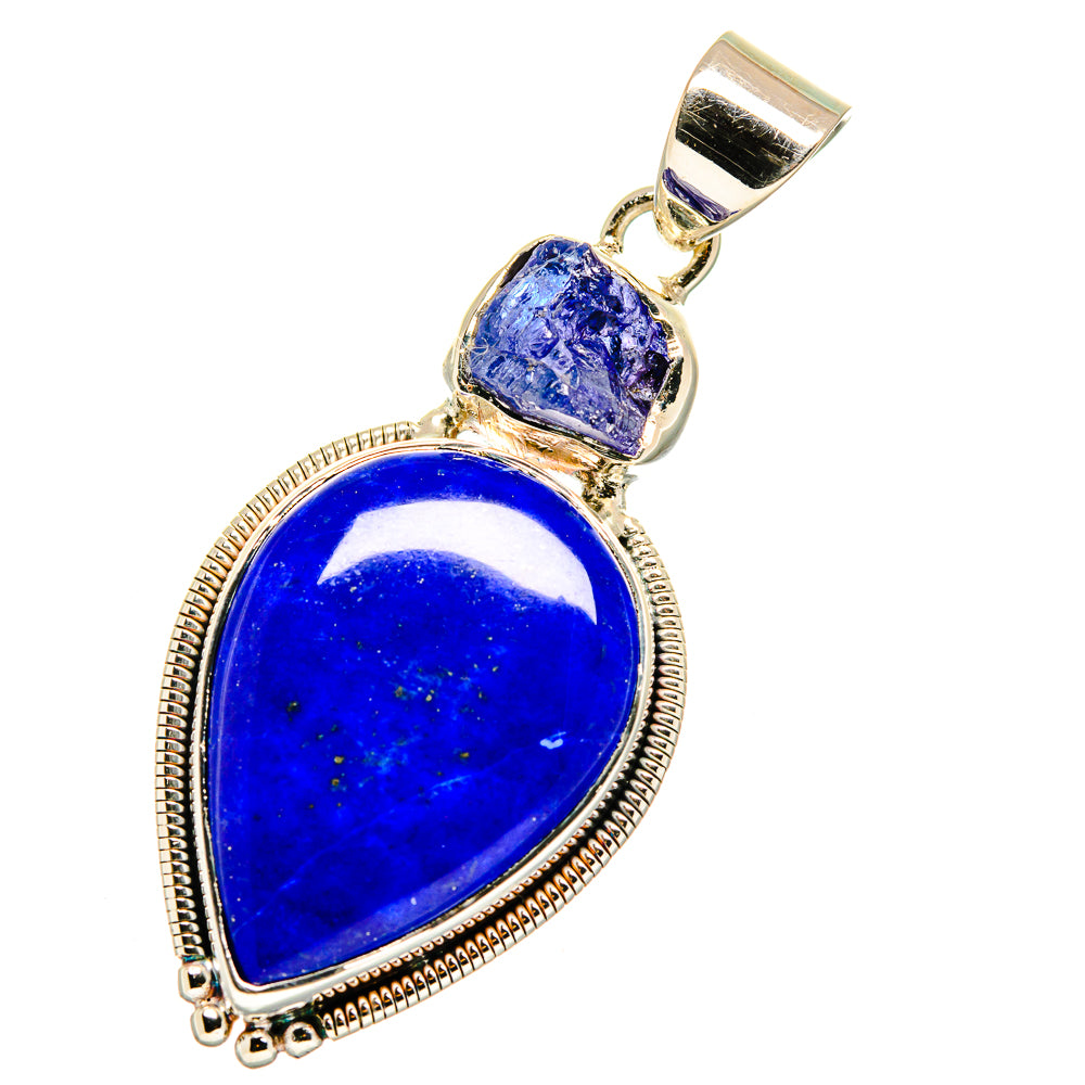 Lapis Lazuli Pendants handcrafted by Ana Silver Co - PD11402