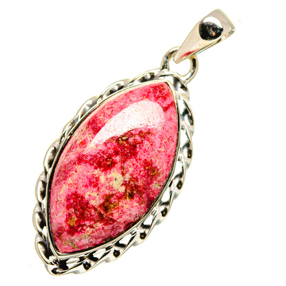 Thulite Pendants handcrafted by Ana Silver Co - PD11410