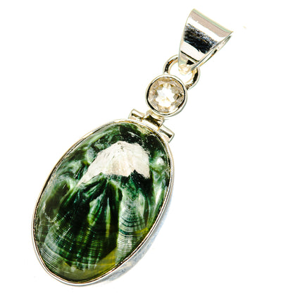 Seraphinite Pendants handcrafted by Ana Silver Co - PD11413