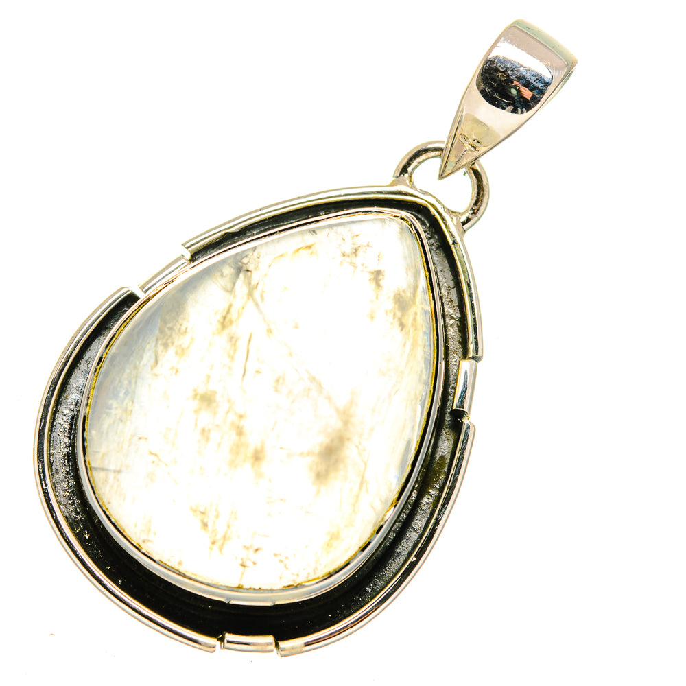 Rainbow Moonstone Pendants handcrafted by Ana Silver Co - PD11416