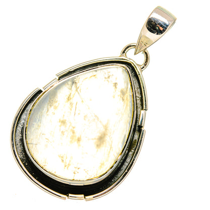 Rainbow Moonstone Pendants handcrafted by Ana Silver Co - PD11416