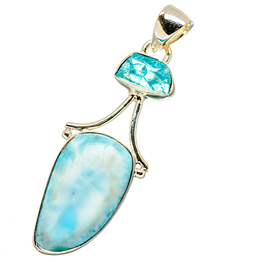 Larimar Pendants handcrafted by Ana Silver Co - PD11434