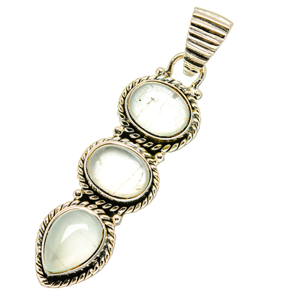 Aquamarine Pendants handcrafted by Ana Silver Co - PD11435