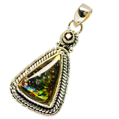 Ammolite Pendants handcrafted by Ana Silver Co - PD11437