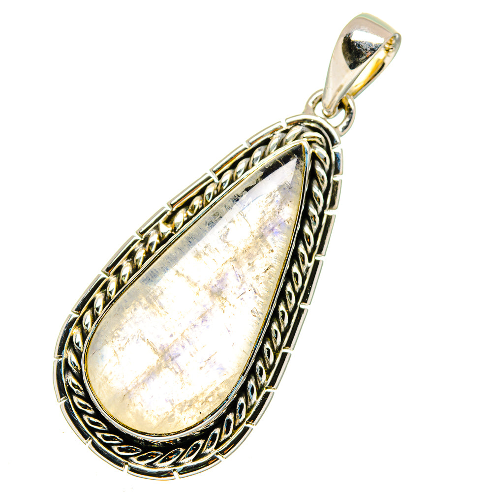 Rainbow Moonstone Pendants handcrafted by Ana Silver Co - PD11439
