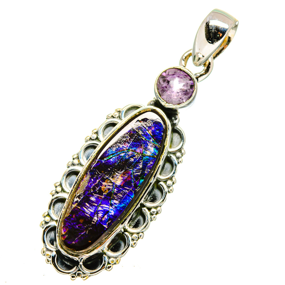 Ammolite Pendants handcrafted by Ana Silver Co - PD11441