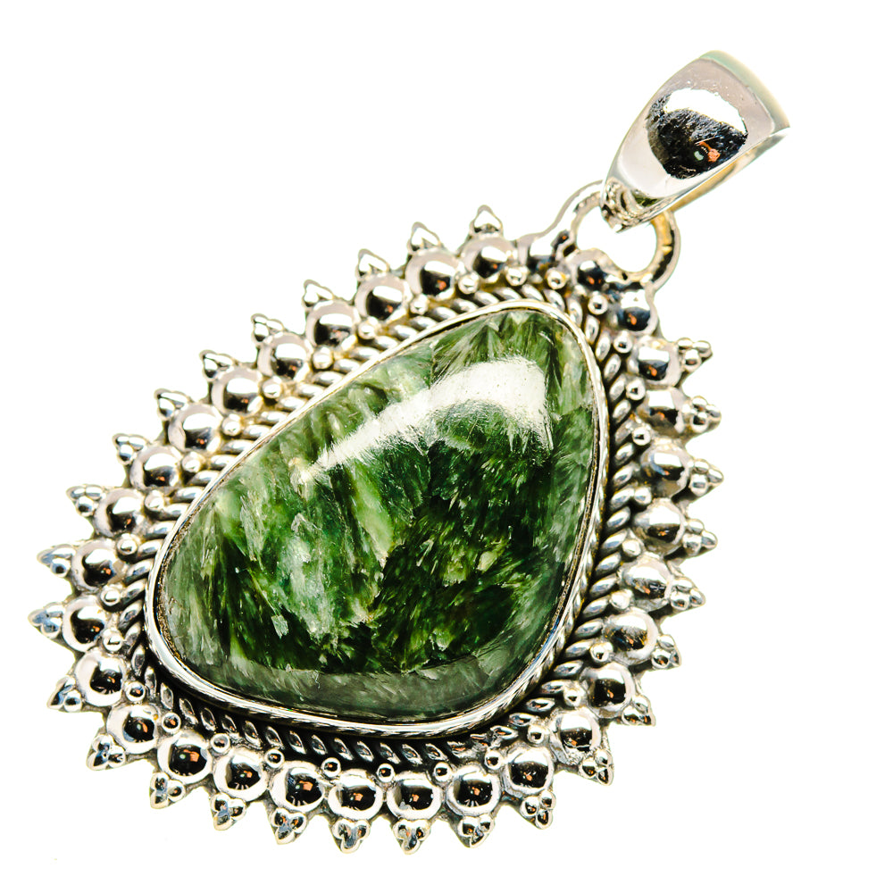 Seraphinite Pendants handcrafted by Ana Silver Co - PD11445