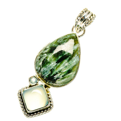 Seraphinite Pendants handcrafted by Ana Silver Co - PD11447