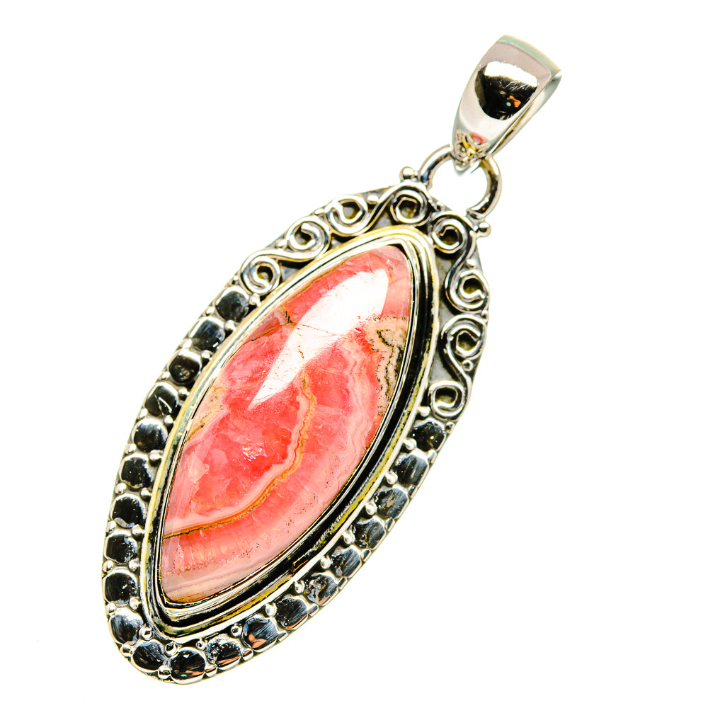 Rhodochrosite Pendants handcrafted by Ana Silver Co - PD11449