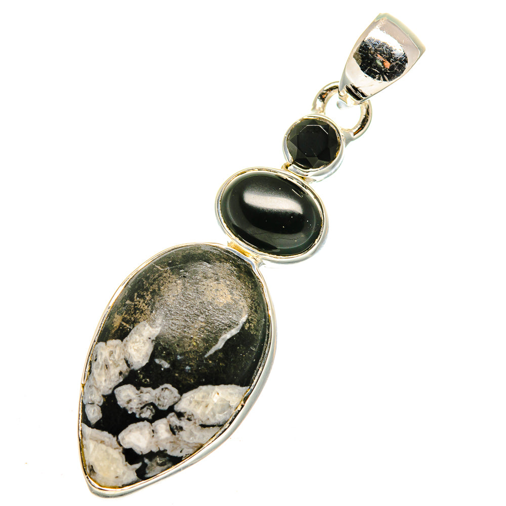 Pinolith Jasper Pendants handcrafted by Ana Silver Co - PD11456