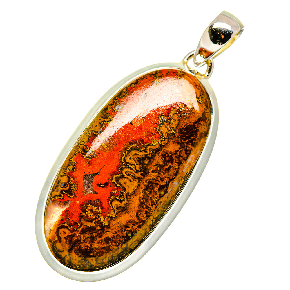 Moroccan Agate Pendants handcrafted by Ana Silver Co - PD11462