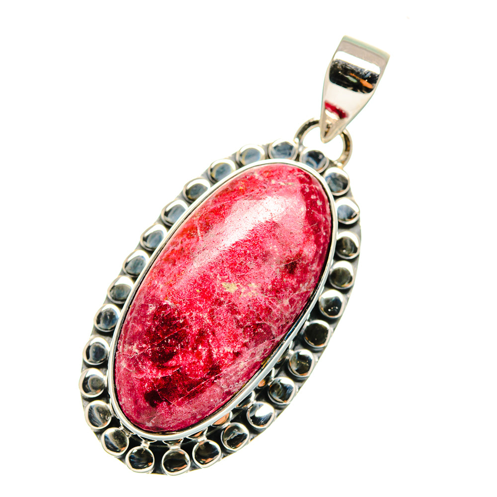 Thulite Pendants handcrafted by Ana Silver Co - PD11488